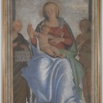 Bramantino - Madonna con il Bambino tra due angeli - 1509-1510 circa - Milano, Pinacoteca di Brera