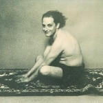 Urs Luthi - Autoportrait sur un tapis volant - 1976
