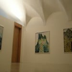 Francesco Clemente - Emblemes and mountains: recent watercolors and works on paper - veduta della mostra presso lo Studio Raffaelli, Trento 2012