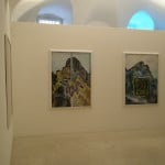 Francesco Clemente - Emblemes and mountains: recent watercolors and works on paper - veduta della mostra presso lo Studio Raffaelli, Trento 2012