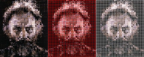 Così nasce un simili Chuck Close courtesy Scott Blake Art Digest: Ai, sempre a caccia di guai. La prego, la smetta di “photoshopparmi” please. Michelangelo? Per la Cina è roba porno