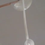 Gilberto Zorio - Tracce con arco voltaico - veduta della mostra presso Oredaria Arti Contemporanee, Roma 2012