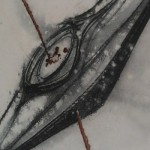 Gilberto Zorio - Tracce con arco voltaico - veduta della mostra presso Oredaria Arti Contemporanee, Roma 2012