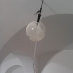 Gilberto Zorio - Tracce con arco voltaico - veduta della mostra presso Oredaria Arti Contemporanee, Roma 2012
