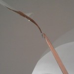 Gilberto Zorio - Tracce con arco voltaico - veduta della mostra presso Oredaria Arti Contemporanee, Roma 2012