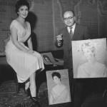 Gina Lollobrigida posa per Aligi Sassu