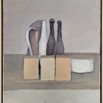 Giorgio Morandi, Natura morta, 1956, olio su tela,   40,5 x 35,4 cm, Mart, Museo di arte moderna e contemporanea di Trento e Rovereto, Collezione Augusto e Francesca Giovanardi