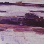 Giovanni Frangi, Mappe n 2, olio su tela, 2012, 76,5 x 124 cm, ph A. Frangi