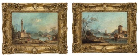 I due capricci di Francesco Guardi della collezione Forte I Capricci di Lord Charles. Da Francesco Guardi a Yves Klein, Christie’s Londra disperde le collezioni della famiglia Forte e della gallerista Françoise de Pfyffer