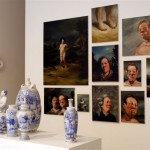 Bénédicte Peyrat - Paintings and Ceramics - veduta della mostra presso la Galleria Curti & Gambuzzi, Milano 2012