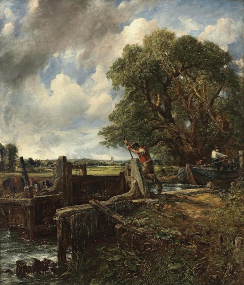 John Constable The Lock foto Christie’s Images Carmen Thyssen spunta un prezzo record vendendo il suo Constable da Christie’s Londra. Ma Norman Rosenthal non gradisce e sbatte la porta del board