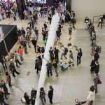 La pala della turbina eolica nella Turbine Hall della Tate Modern, a Londra