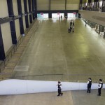 La pala della turbina eolica nella Turbine Hall della Tate Modern, a Londra 3