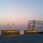 L'alba in spiaggia a Senigallia