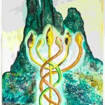 Francesco Clemente - Letters and Mountains V - 2012