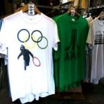 Olympic t-shirt, ispirate al graffito di Crimial Chalkist