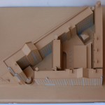 Vittorio De Feo, Modello del progetto di un complesso residenziale e servizi sociali per anziani e giovani coppie al Celio, Roma, 1983, collezione MAXXI Architettura, Fondazione MAXXI Roma