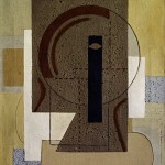 Willi Baumeister, Figura inclinata, 1920, Olio su cartone, Stoccarda, Archiv Baumeister im Kunstmuseum Stuttgart