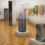il progetto di allestimento della mostra sull'arte programmata e cinetica alla GNAM realizzato dagli studenti di Habitat Design