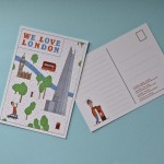 We Love London Postcard Guide