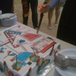 una torta dedicata alla fondazione