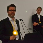 Olafur Eliasson e il direttore della Tate, Nicholas Serota - photo Maria Cristina Giusti