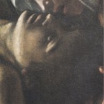 Caravaggio - Resurrezione di Lazzaro - 1609 - particolare del viso di Lazzaro - photo ISCR, A. Rubino