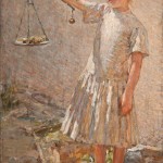 Emilio Longoni - Ona staderada (La venditrice di frutta) - 1891 - Pinacoteca Fondazione Cassa di Risparmio di Tortona