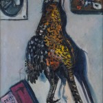 Filippo de Pisis - Fagiano col quadro di Carrà - 1926 - Galleria Ghelfi, Vicenza