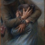 Giuseppe Mentessi - Lagrime - 1898 ca. - Pinacoteca Fondazione Cassa di Risparmio di Tortona