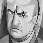 Alessandro Bruschetti - Ritratto di F. T. Marinetti - 1961