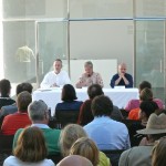 Conferenza stampa – da sinistra W. Tschapeller, C. Schmied (Ministro cultura Austria), A. Ritter
