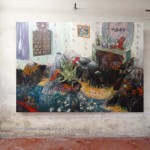 Thomas Braida - veduta della mostra presso le ex Tappezzerie Semenzato, Venezia 2012