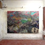 Thomas Braida - veduta della mostra presso le ex Tappezzerie Semenzato, Venezia 2012