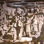 Domenico Beccafumi. Storie di Mosè sul Sinai, particolare pavimento Duomo Siena