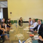 La conferenza stampa con sostentori dell'associazione Grisù