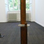 Luca Francesconi, Fantasma di luna – det., iron, shell, alabaster, 110x40x35 cm, 2012 2