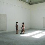 Luca Vitone alla Fondazione Brodbeck con Lisa Wade - photo Giuseppe Lana