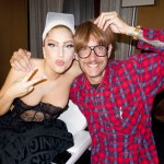 Lady Gaga e Terry Richardson, backstage prima dello show di Helsinki - foto © Terry Richardson