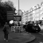 all traffic use games lane. Brompton Road (foto Martina Federico)