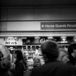 horse guards parade signal alla stazione di charing cross (foto Martina Federico)