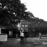 strada chiusa in richmond park (foto Martina Federico)