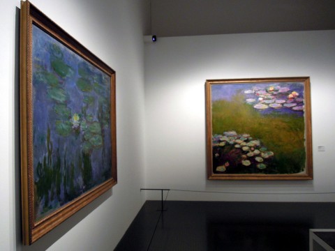 Centre Pompidou Metz veduta della mostra 1917 . Claude Monet NymphÇas 1914 1917 La guerra in mostra