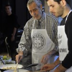 Fluxdinner - Simonetti mentre esegue Variation III - Fondazione Prada, Venezia 2012