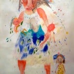 Silvia Mei - Prospettiva di sensi di colpa con figlia e pensieri umani - 2012