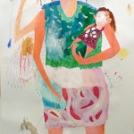 Silvia Mei - Autoritratto mentre gioco e tacchino immaginario - 2012