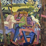 Dana Schutz, Run, 2003-2004, olio su tela - Courtesy Collezione Maramotti, Reggio Emilia