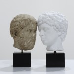 Francesco Vezzoli, Self-portrait as Hemperor Hadrian Loving Antinous