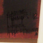 Il messaggio verniciato sulla tela di Rothko sfregiata a Londra