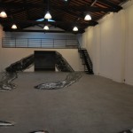 Nicola Console – Dieci Cadute - veduta della mostra presso il Magazzino 1B, Prato 2012